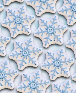 Blue Snowflake Bath Bomb