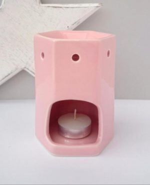 Pink Hexagon Burner