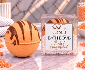 Baked Gingerbread Bath Bomb