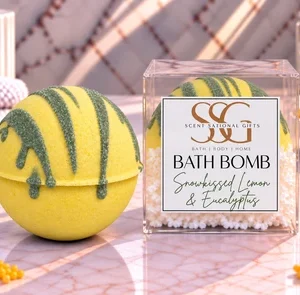 Snowkissed Lemon & Eucalyptus Bath Bomb