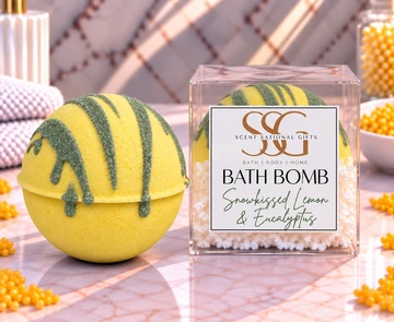 Snowkissed Lemon & Eucalyptus Bath Bomb