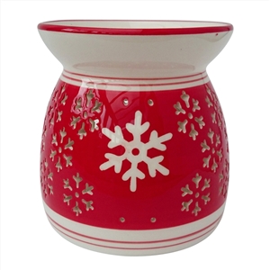 Red Snowflake Burner