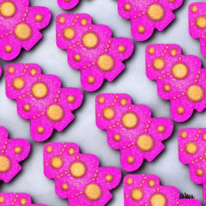 Pink Tree Bath Bomb